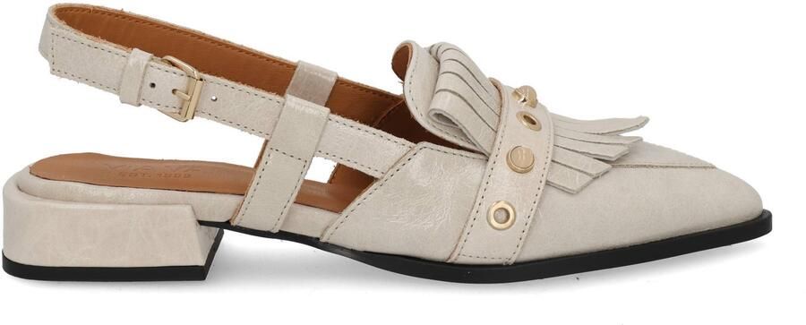 VIA VAI Slingbacks Dames Jazz Tammi Maat: 41 Materiaal: Leer Kleur: Beige - Foto 8