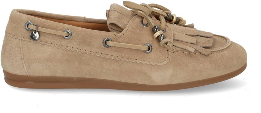 VIA VAI June Loua Mocassins dames Suède Beige - Foto 2