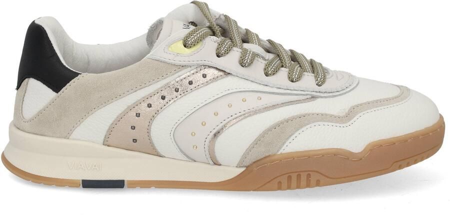 VIA VAI Kris Pax Sneakers dames Leer Suède Wit - Foto 3