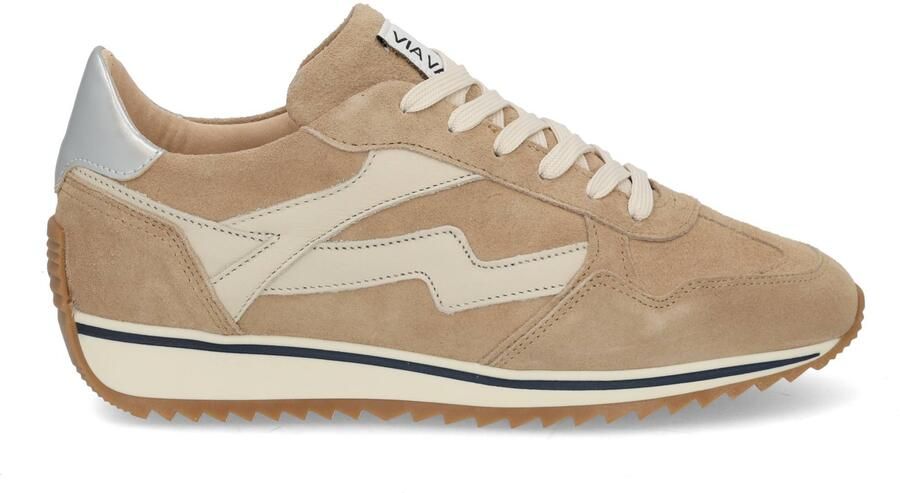 VIA VAI Mikki Alex Sneakers dames Suède Leer Beige - Foto 4