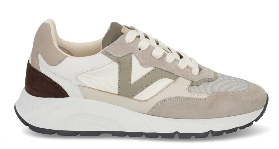 VIA VAI Owen Cody Sneakers Heren Leer Mesh Suède Textiel Bruin - Foto 4