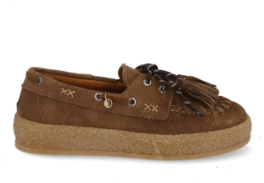 VIA VAI Rox Romee Loafers Dames Suède Beige - Foto 2