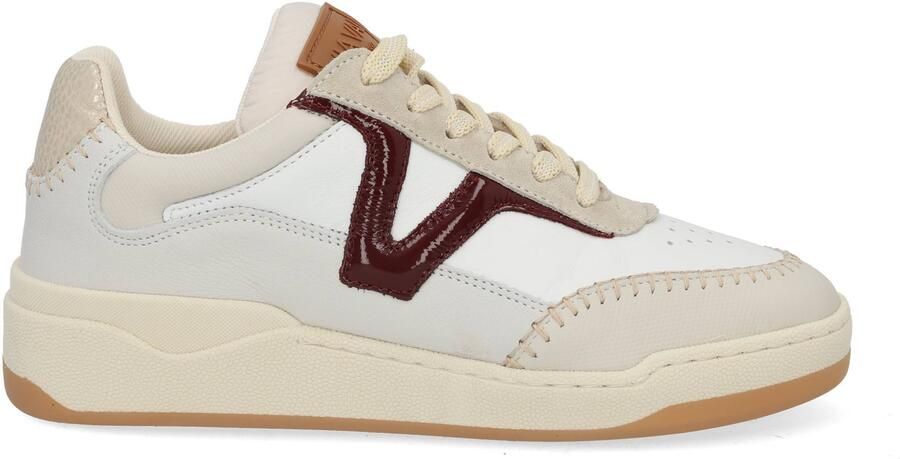 VIA VAI Sam Olivia Sneakers Dames Leer Suède Textiel Rood - Foto 2