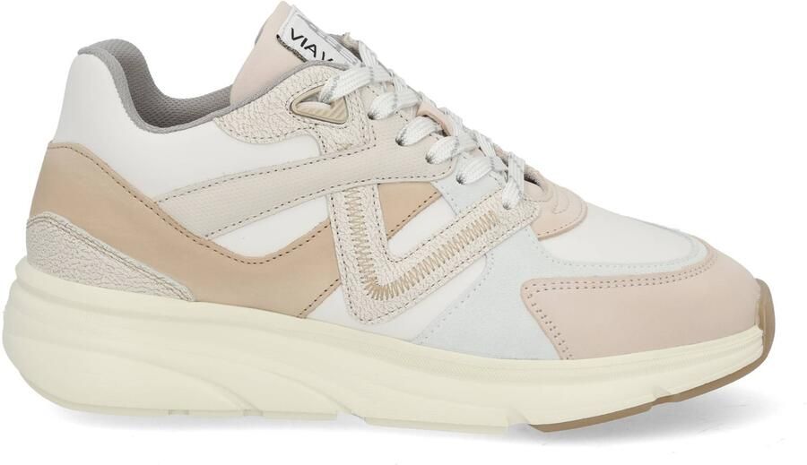 VIA VAI Vic Kyro Sneakers dames Leer Suède Beige - Foto 2