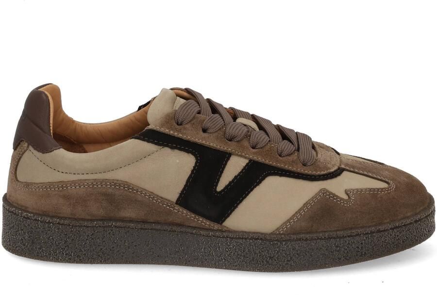 VIA VAI Zane Dexter Sneakers Heren Leer Nubuck Suède Bruin - Foto 2