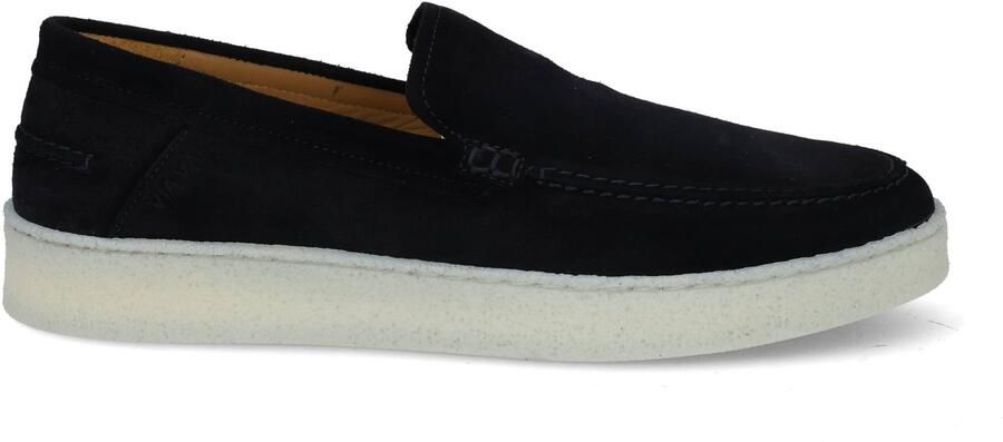 VIA VAI Zane Tyler Loafers Heren Suède Blauw - Foto 4