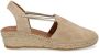 VIGUERA Espadrilles Dames Damesschoenen Suède Blokhak Hoogte 1825 sue Zand - Thumbnail 3