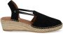 VIGUERA Vitelo Black 1825 Dames Espadrilles Zwart - Thumbnail 2