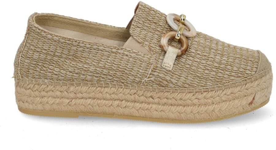 VIGUERA 2292 Loana Camello Instappers Beige Goud Textiel Dames Beige Goud - Foto 3