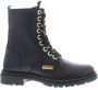 Vingino Julia Veterboots Laarzen Met Veters Meisjes Kids Zwart - Thumbnail 2