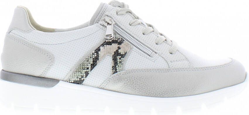 Free Next Day Delivery Waldläufer Schoenen Platte schoenen Veterschoen  Waldlaufer 626001 comfort leren veterschoenen wit/zilver products at  discount prices Everyday low prices