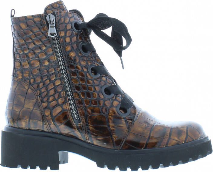 Wäldlaufer Waldlaufer 716802~H-Luise~~~~~~~~~~~~~~~~ Hoge sneakersVeterlaarzenDames veterschoenenDames sneakersHalf-hoge schoenen Bruin - Foto 6