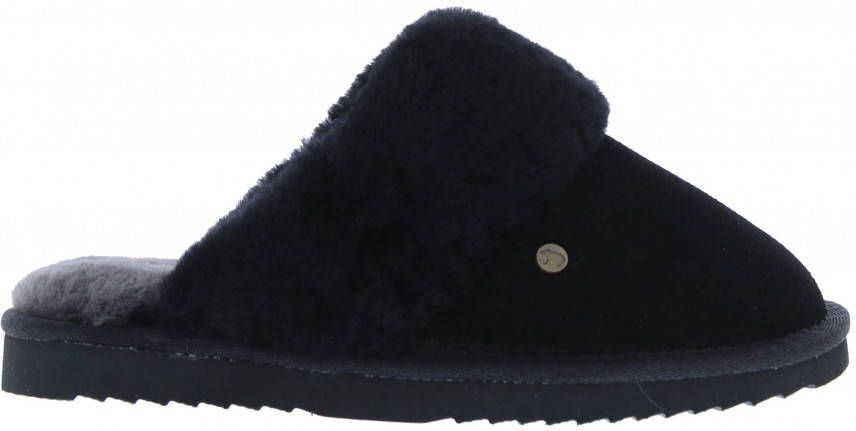Warmbat Pantoffels Flurry FLS321009 Zwart-43 maat 43 - Schoenen.nl
