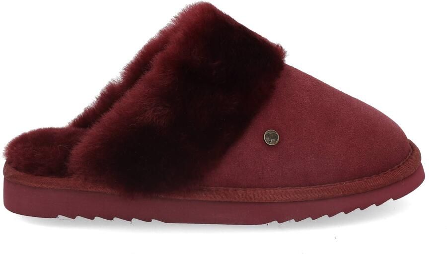 Warmbat Flurry Suede Dames Sloffen Bordeauxrood - Foto 6