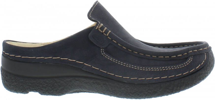 Wolky Roll slide 0620213 800 blue donkerblauw