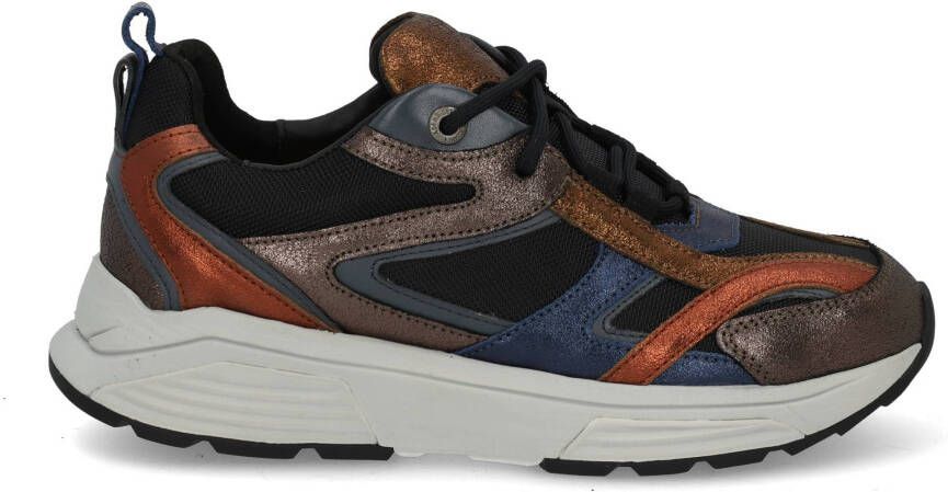 Xsensible Stretchwalker Sneaker Limited Edition Brooklyn 33003.5.006 G Zwart Combi - Foto 4