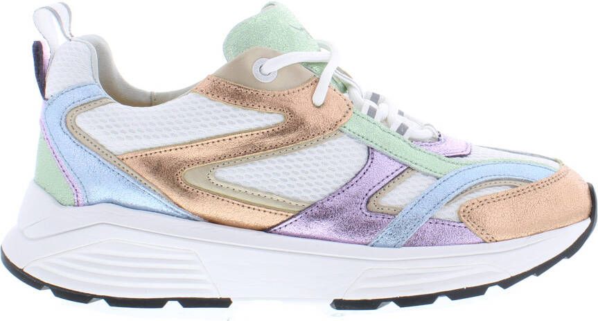 Xsensible Dames Veterschoenen Brooklyn Women Pastel Combi Multi - Foto 4