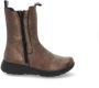 XSENSIBLE Enkellaarsjes Dames Met H Laars Rits Maat: 37 Materiaal: Leer Kleur: Brons - Thumbnail 2