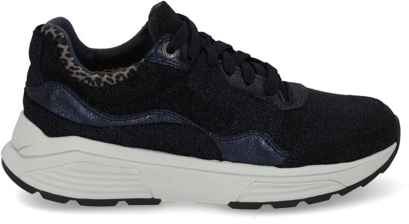 Xsensible Stretchwalker Sneaker Golden Gate Lady 33000.4.263 G Blauw Glitter Navy Fantasy - Foto 4