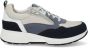 XSENSIBLE Lage Sneakers Dames Grenoble Maat: 43 Materiaal: Leer Kleur: Blauw - Thumbnail 2