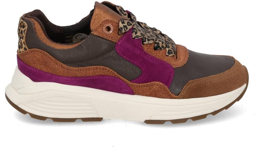 Xsensible Stretchwalker Sneaker Golden Gate Lady 33000.3.370 Cognac Combi - Foto 3