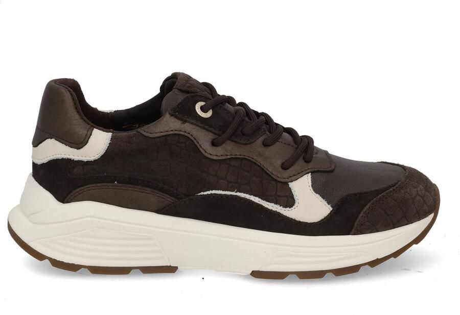 Xsensible Rainbow bruine suéde sneakers Dark Brown Fantasy - Foto 3