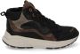 XSENSIBLE Hoge Sneakers Dames Sue G Hoge Sneaker Maat: 38 Materiaal: Leer Kleur: Zwart - Thumbnail 2