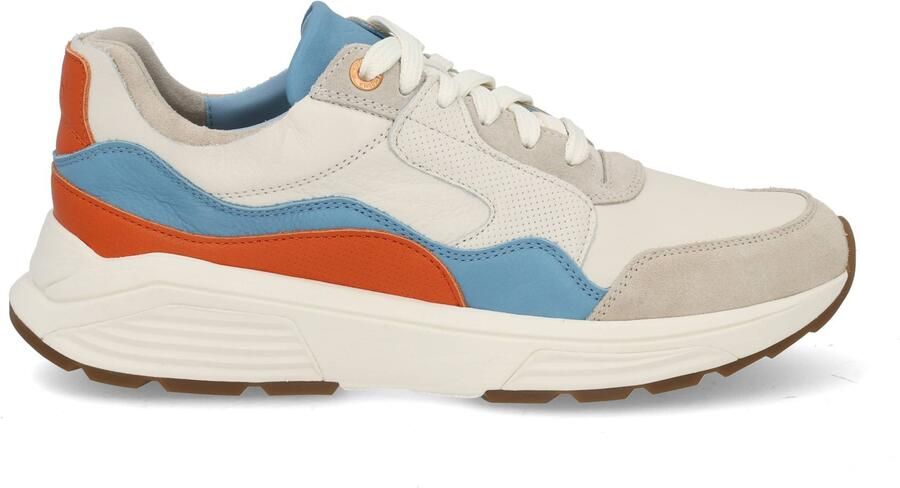 Xsensible ecru leren heren sneakers Golden Gate - Foto 2