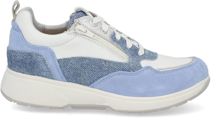 Xsensible Comfortsneaker dames Grenoble lichtblauw Steunzolen Bonne Shoe - Foto 5