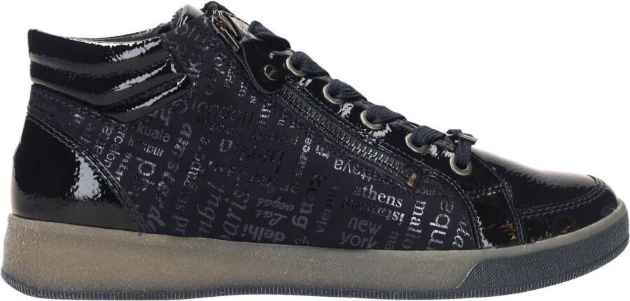 Ara 1244499 Hoge sneakersVeterlaarzenDames veterschoenenDames sneakersHalf-hoge schoenen Blauw - Foto 6