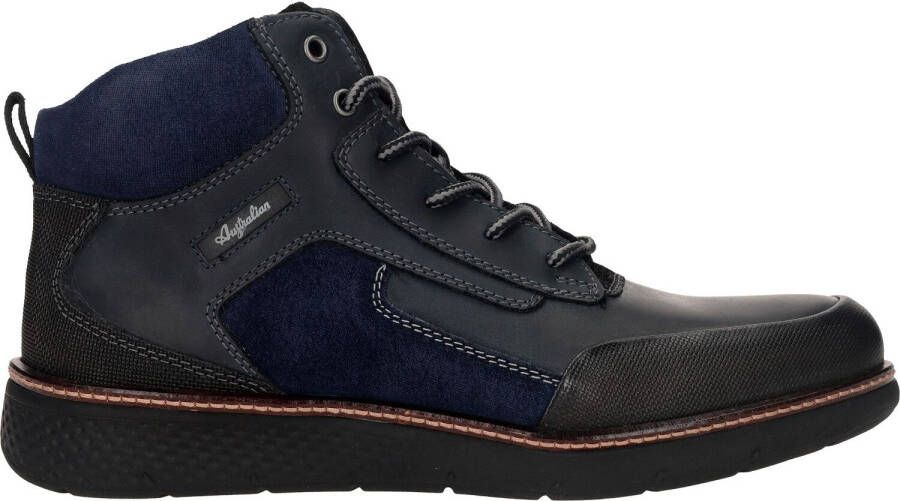 Australian Durango Veterboots Laarzen Met Veters Heren Blauw - Foto 6