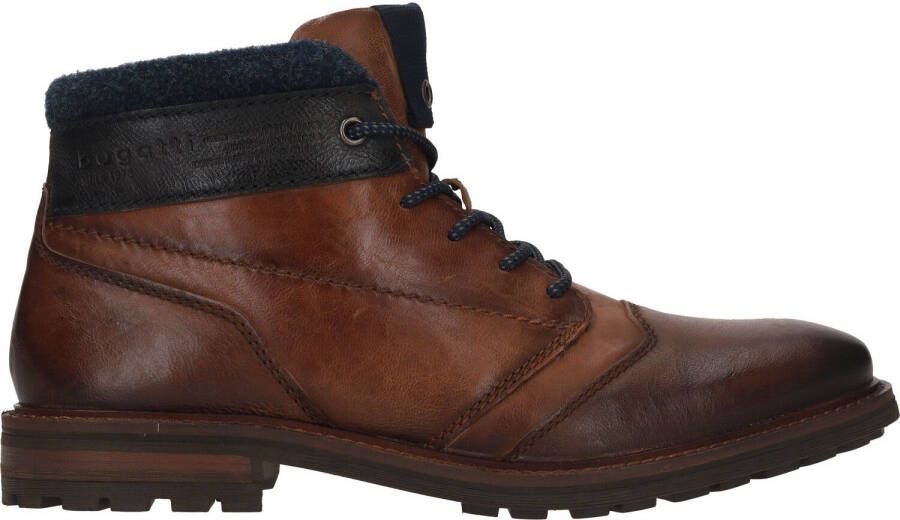 Bugatti Stijlvolle leren herenlaarzen Brown Heren - Foto 3