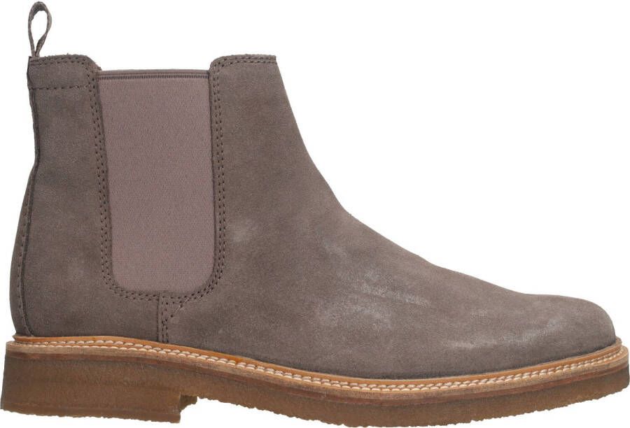 Clarks Grijze Suède Chelsea Laarzen voor Heren Gray Heren