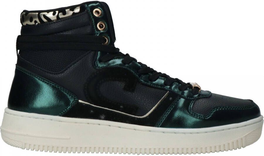 Cruyff Campo High Lux Hoge sneakers Leren Sneaker Dames Zwart - Foto 5