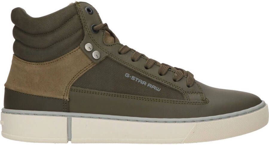 G-Star G Star Raw Ravond Mid Bsc Dnm M Hoge sneakers Leren Sneaker Heren Groen - Foto 6