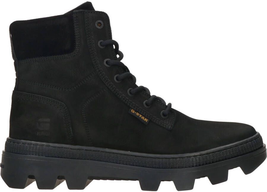 G-STAR Raw Noxer Hgh Nub M Veterboots Laarzen Met Veters Heren Zwart - Foto 10