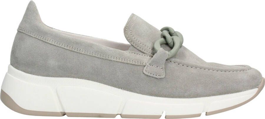 Gabor Grijze Suède Loafer met Optifit Inlegzolen Gray Dames - Foto 6