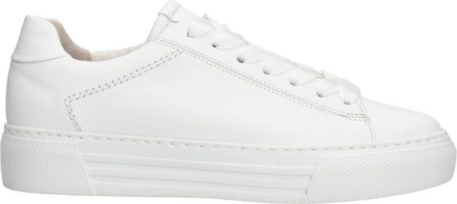 GABOR Lage Sneakers Dames 460.1 Maat: 39 Materiaal: Leer Kleur: Wit - Foto 11