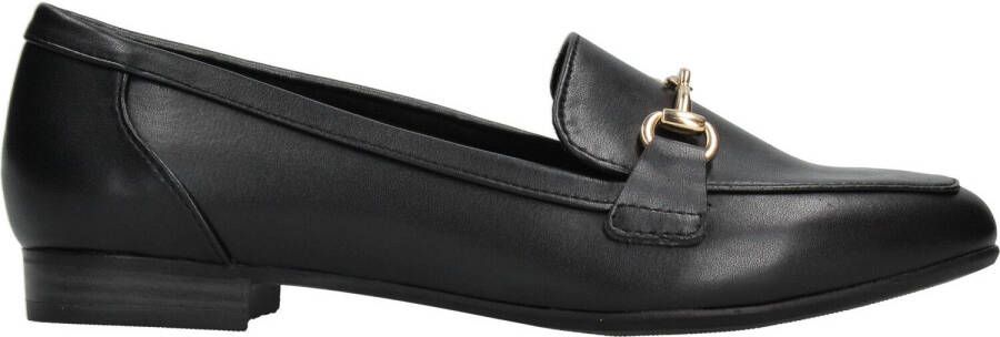 Marco tozzi Zwarte Chic Loafer met Gouden Detail Black Dames - Foto 4