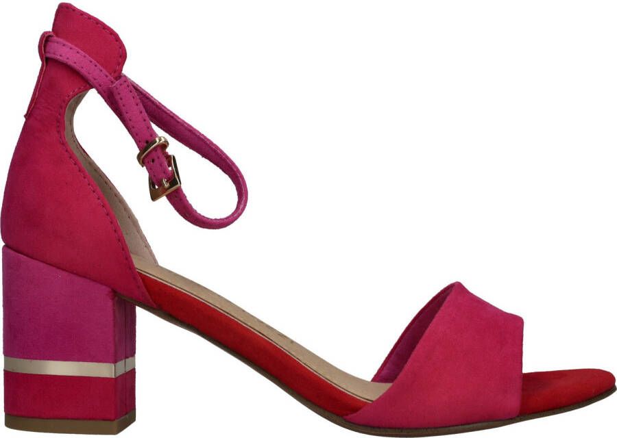 Marco tozzi Suède Sandalette in Roze en Rood Pink Dames - Foto 3