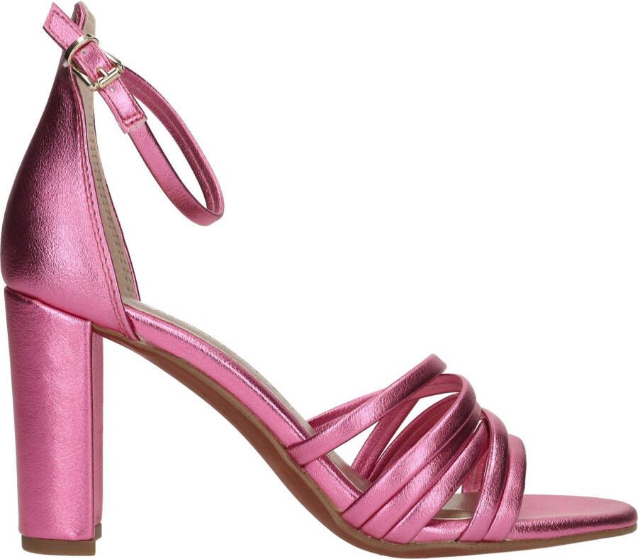 Marco tozzi Metallic Roze Sandalette met Enkelband Pink Dames - Foto 3