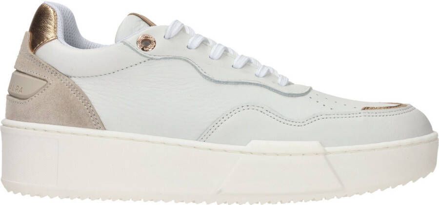 Palpa Veterschoen Vrouwen Wit Taupe goud - Foto 4