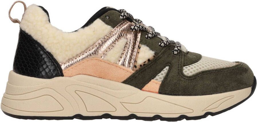 Lazamani Ladies sandals strass gold Goud Leer Platte sandalen Dames - Foto 9