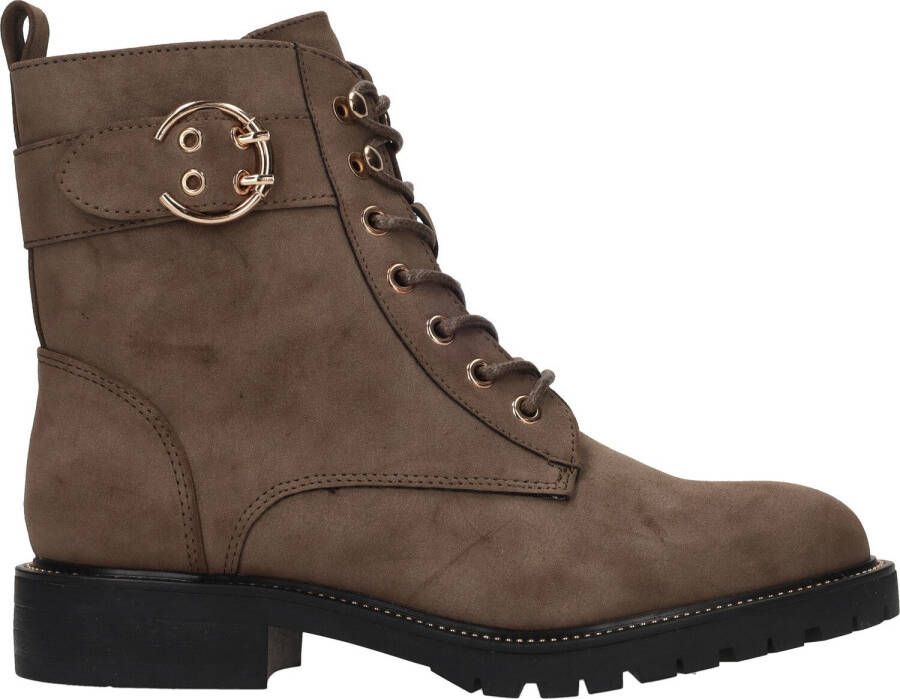 POSH by PS Poelman POSH By Poelman Veterboot Vrouwen Taupe - Foto 3