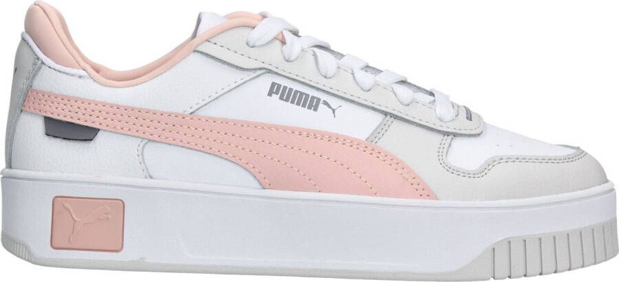 Mustang Beige Glitter Elastische Sneaker Beige Dames - Foto 4