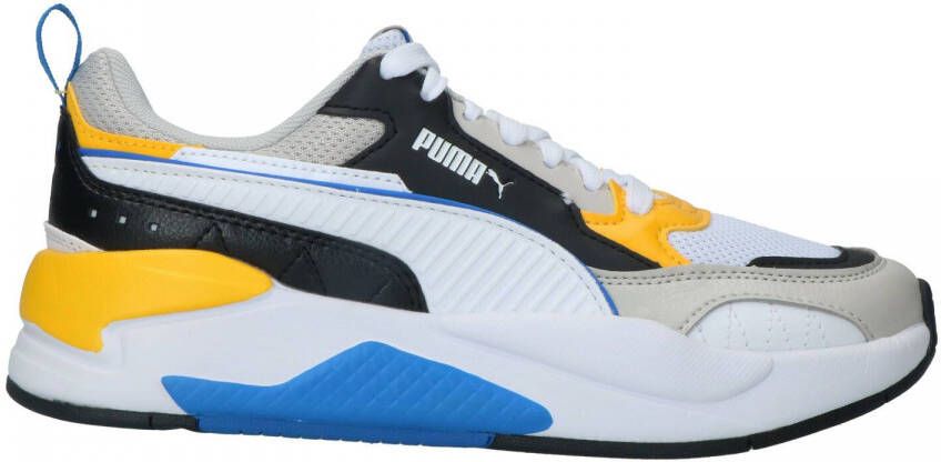 Puma X-Ray 2 Square Sneaker Zwart Grijs Wit Geel