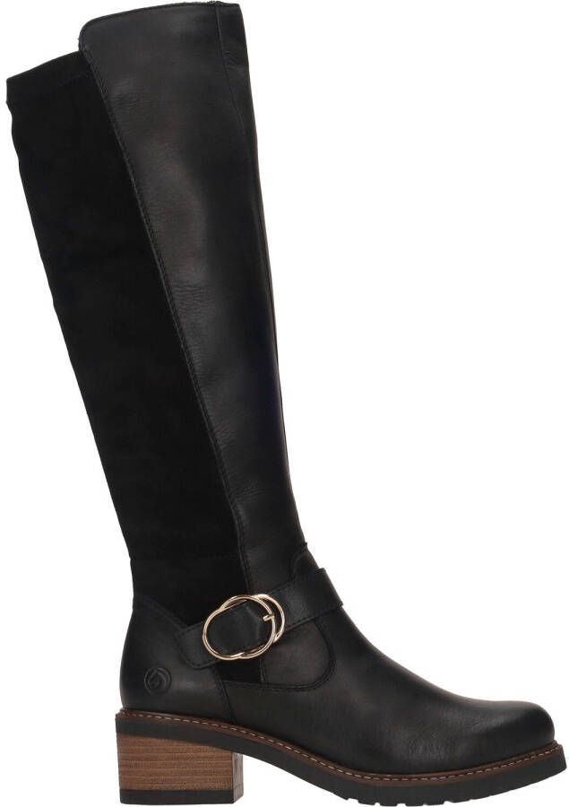 Remonte Lange leren Hoge Laarzen met comfortabele pasvorm Black Dames - Foto 5