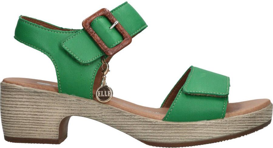 Remonte Sandaaltjes ELLE-Collection blokhak zomerschoen sandaal met klittenbandsluitingen - Foto 8