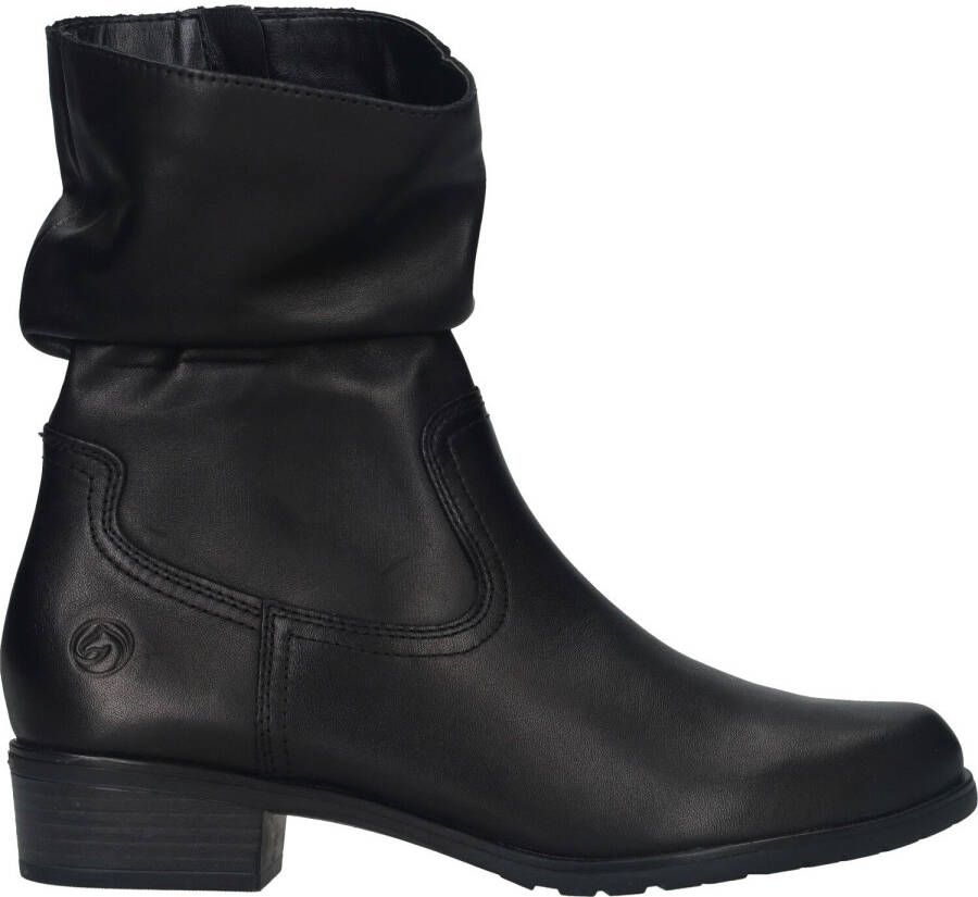 Remonte Elegante Zwarte Leren Laarzen Black Dames - Foto 5