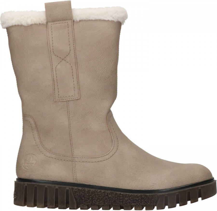 Rieker Warme en stijlvolle beige dameslaarzen Beige Dames - Foto 3